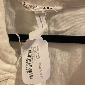 NBW NWT Apiece Apart White Jumpsuit Size 16